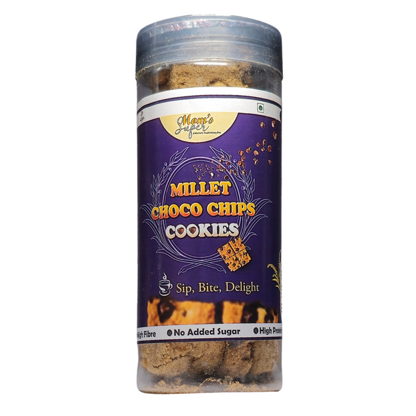 MILLET CHOCO CHIPS COOKES PACK OF 1 |125gm|